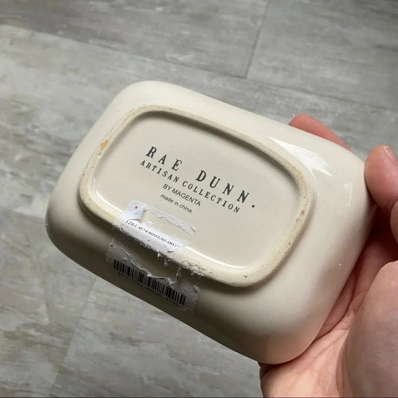 Ceramic Dish Storage Makeup Artisan Collection Home Decor CHARM. Dish Rae Dunn - Picture 4 of 7